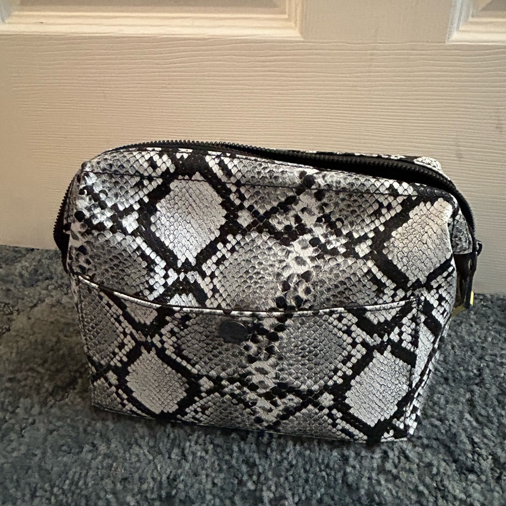 Snake Skin Makeup Bag